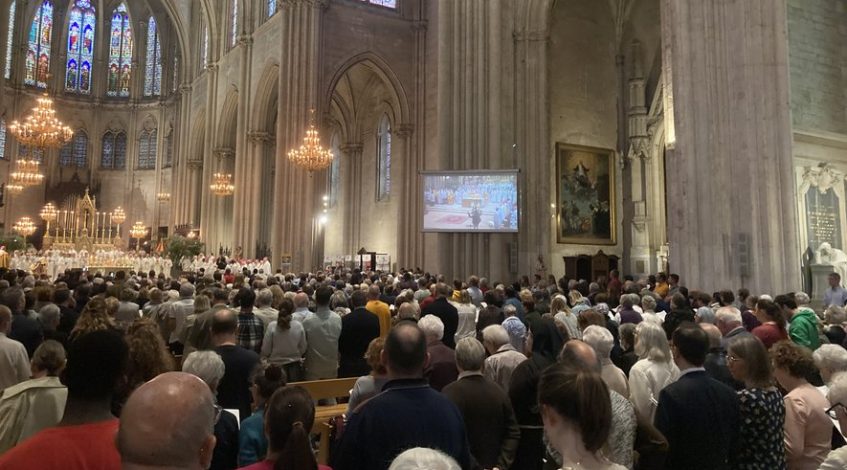 , Montpellier : 1 200 personnes à la cathédrale pour accueillir Mgr Turini