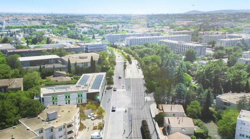 , Montpellier : la pose des rails du tronçon nord Saint-Eloi-Clapiers de la ligne 5 du tram prévue début 2023