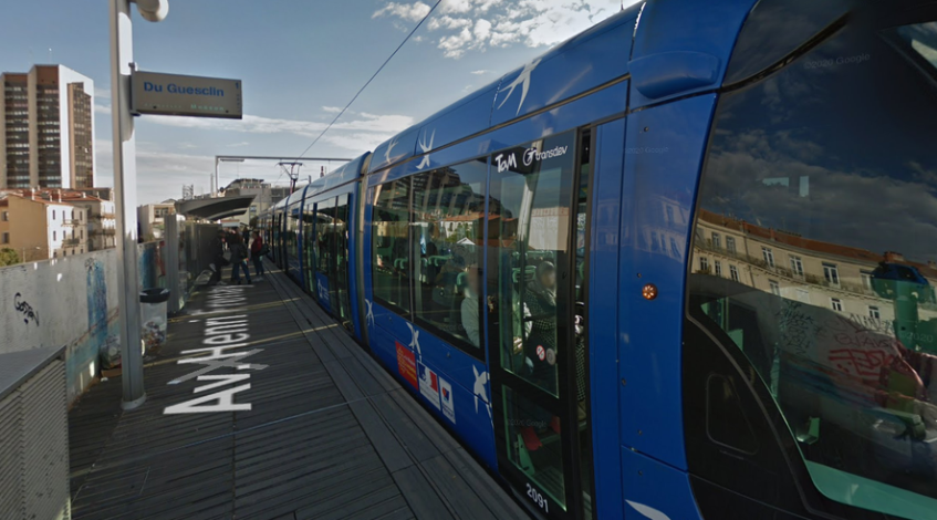 , Montpellier : un tramway victime d&rsquo;un déraillement au niveau de la station Du Guesclin
